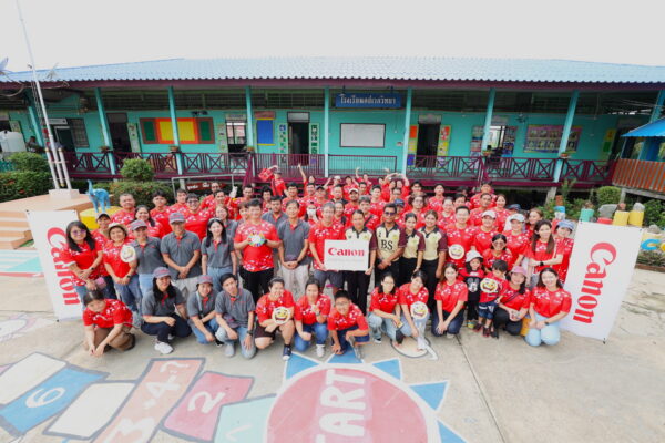 แคนนอน ลุยส่งเสริมการศึกษา จัดกิจกรรม Canon Volunteer ครั้งที่ 41 นำทีมจิตอาสาลงพื้นที่สนับสนุนโรงเรียนในพื้นที่ห่างไกลในอยุธยา