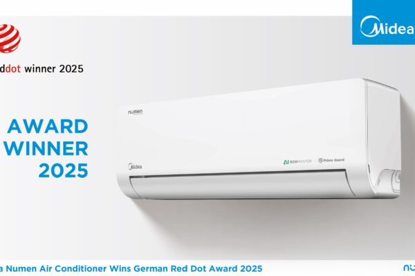 เครื่องปรับอากาศไมเดีย รุ่น Numen Inverter คว้ารางวัล German Red Dot Award 2025